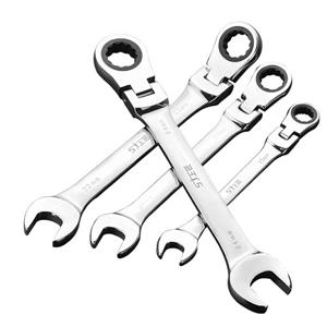 Flexible Head Ratcheting Spanners Double Sided Ring Wrench